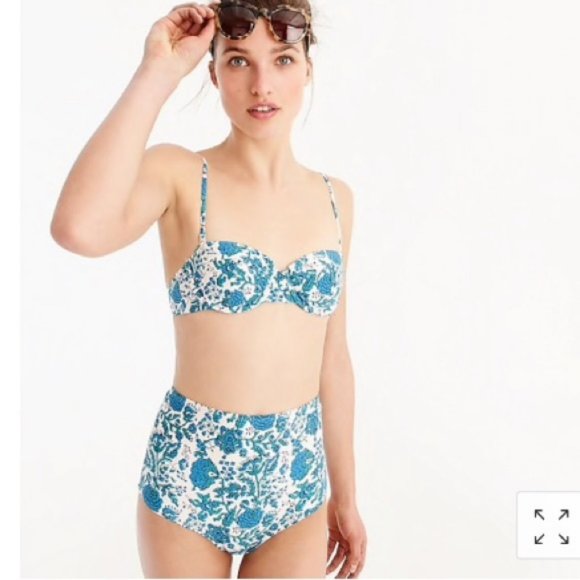J. Crew Other - J. Crew High waisted bikini bottom underwire top